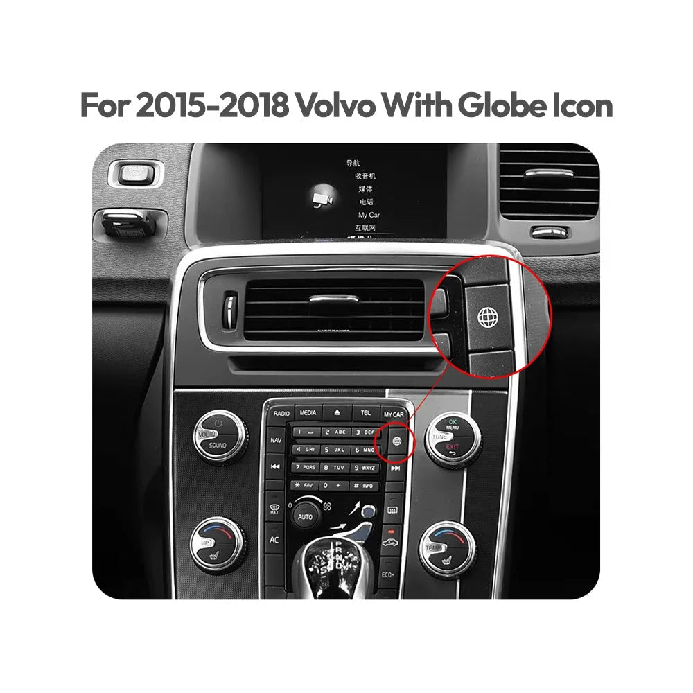 Wireless Apple CarPlay & Android Auto for Volvo XC60 V40 V60 S60 S80 (2015-2018) Volvo 2015-2018 Apple CarPlay &
