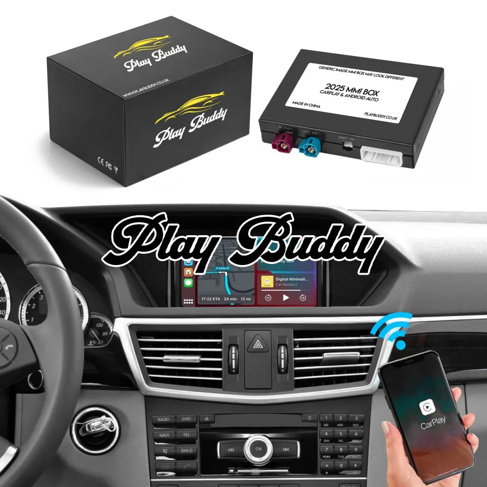 Wireless CarPlay & Android Box for Mercedes W204 W212 C207 S350 GLK300 NTG4.0 NTG 4.0 Apple CarPlay & Android Auto
