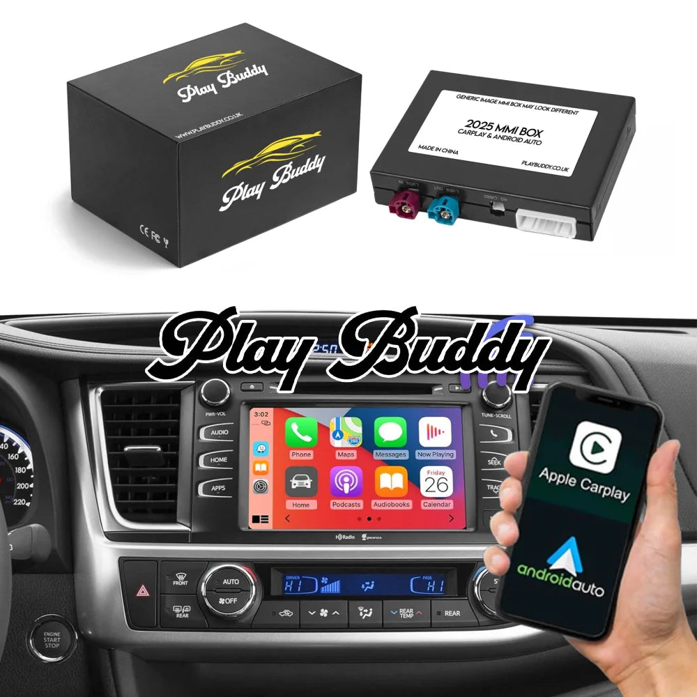 Wireless Carplay MMI Retrofit Kit For Toyota Touch2.0 & Entune2.0 System Hosts Touch2.0 / Entune2.0 Apple CarPlay &