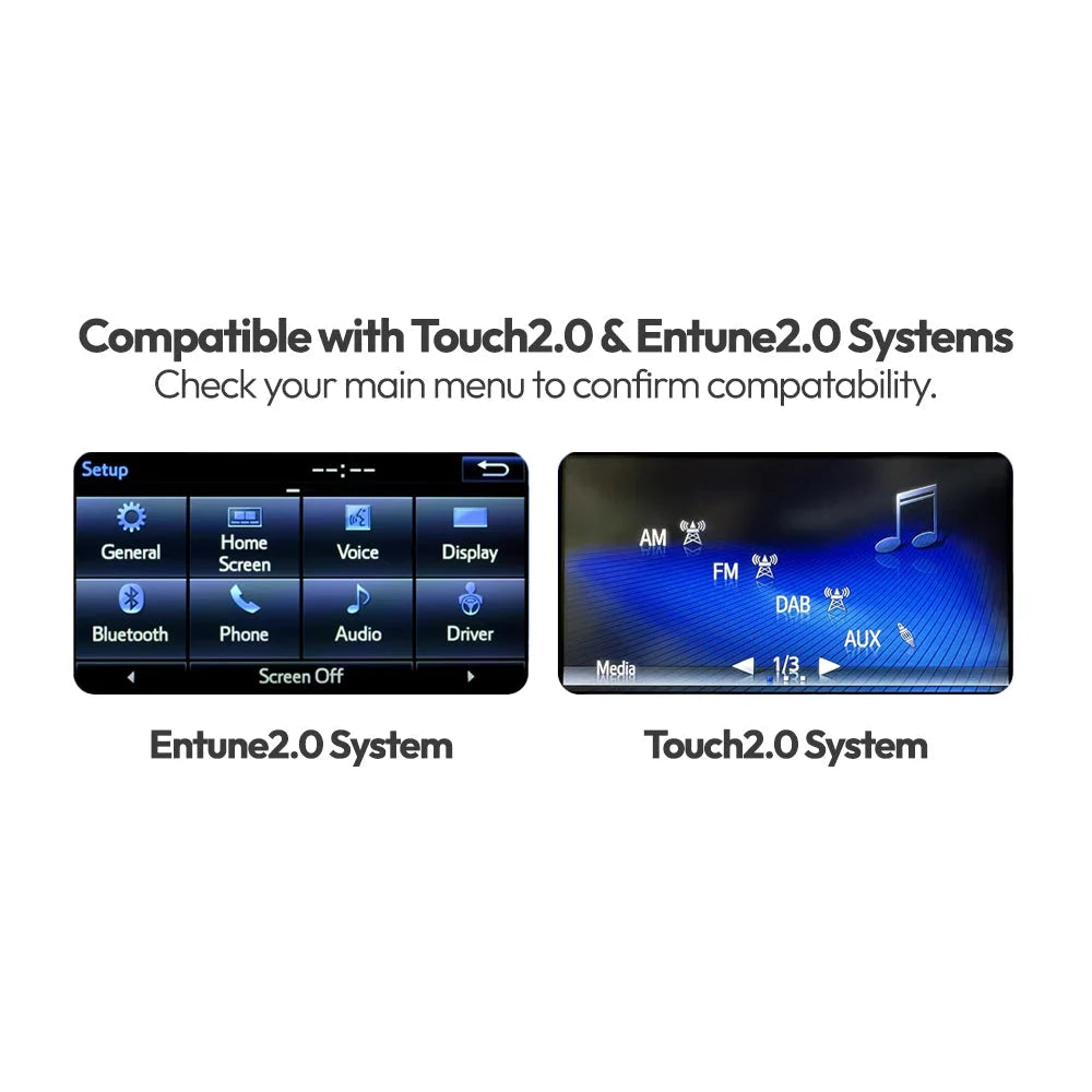 Wireless Carplay MMI Retrofit Kit For Toyota Touch2.0 & Entune2.0 System Hosts Touch2.0 / Entune2.0 Apple CarPlay &
