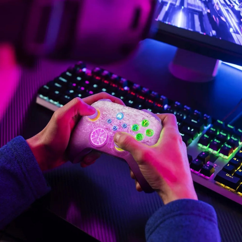 Wireless Pink Ice Controller for Xbox One Series X/S PC Gaming Gamepad Pink Ice Gaming Controller