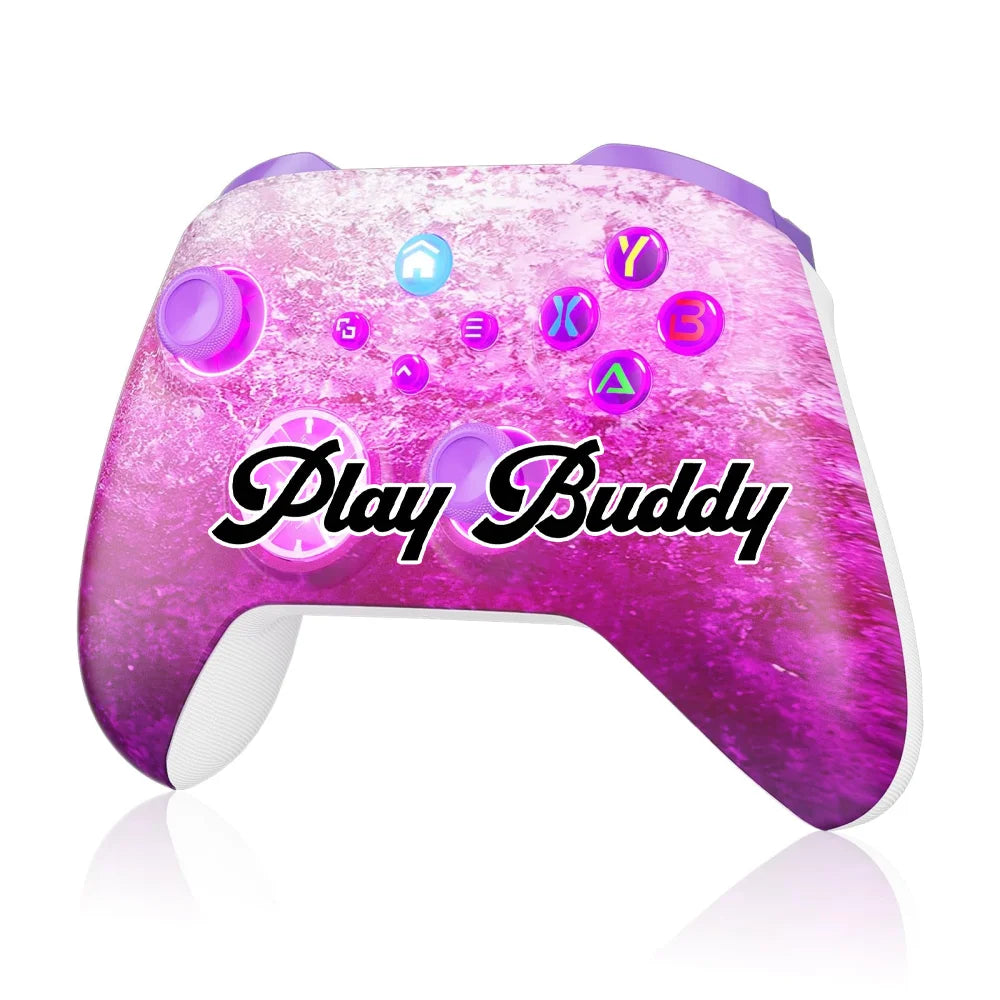 Wireless Pink Ice Controller for Xbox One Series X/S PC Gaming Gamepad Pink Ice Gaming Controller