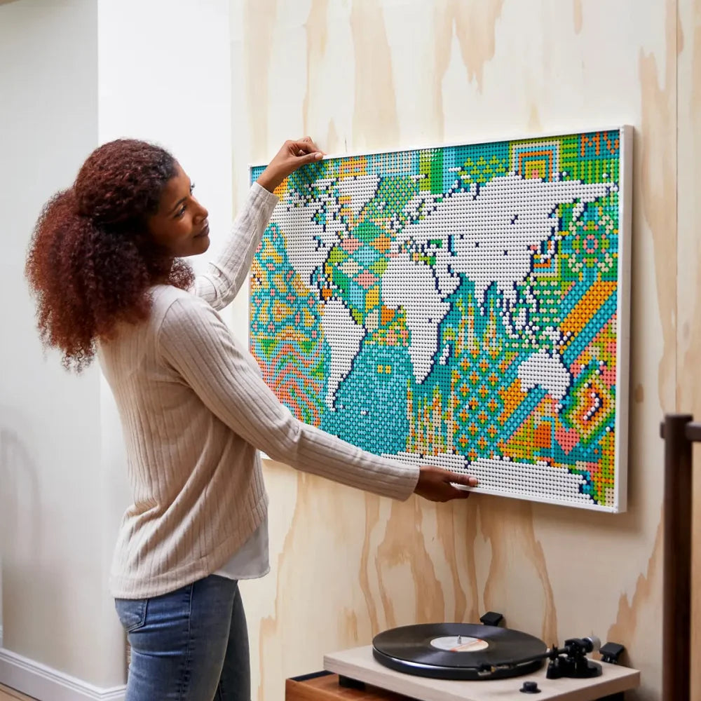 World Map (31203) 11695PCS Building Blocks MOC Assembly Bricks - World Map - Building Blocks
