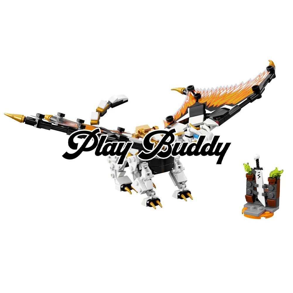 Wu’s Battle Dragon (71718) 321PCS Complete Building Blocks Set w/ Figures - Wu’s Battle Dragon - Building Blocks