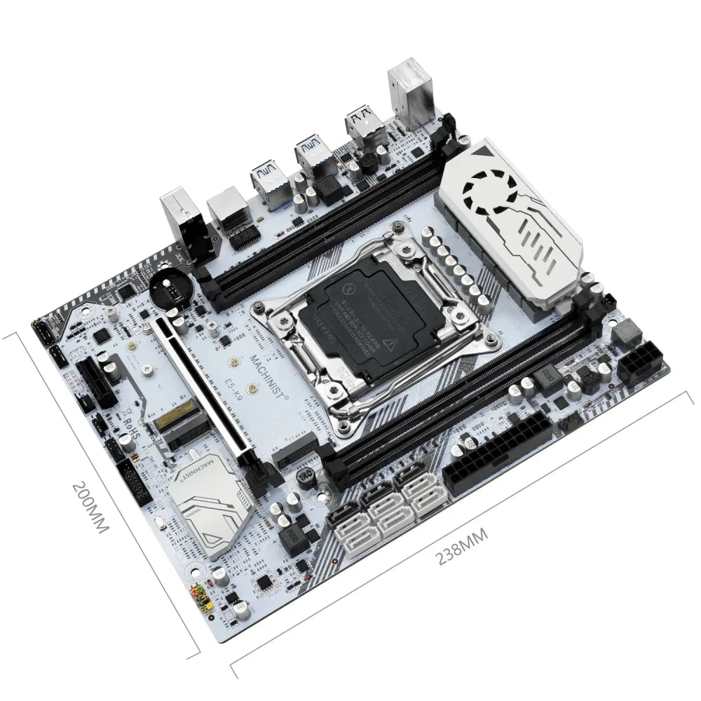 X99 Intel LGA2011-3 mATX Motherboard + Xeon E5 2640 V4 CPU + 32GB RAM Bundle Motherboard