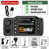 Zello Mini Mobile Car Radio 2G 3G 4G 5000KM Transceiver Supports GPS - Black - Walkie Talkie